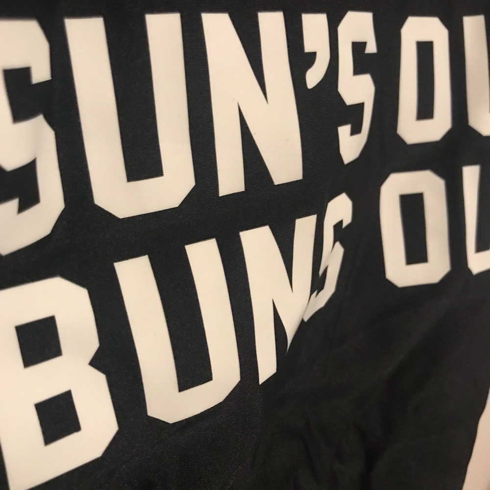 Suns Out Buns Out One Piece Black Bathing Suit - Picture 4 of 6